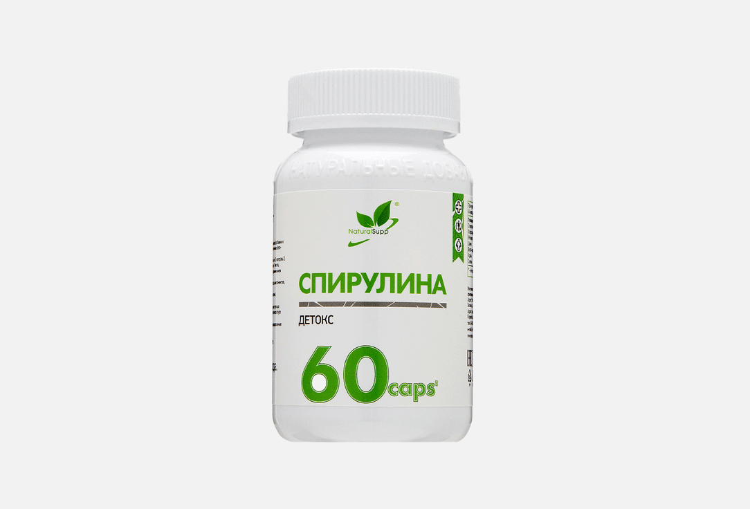 Изображение товара БАД для детокса Naturalsupp Спирулина, хлорофилл в капсулах