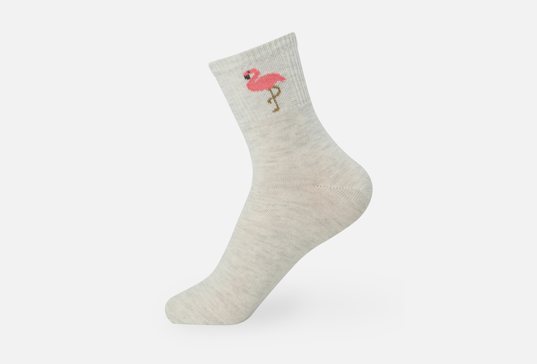 

Носки R&S, Белый, Фламинго 36-39 мл