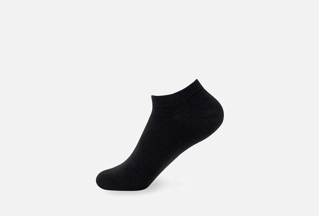 носки размер 46 черный носки мужские, короткие R&S Черный