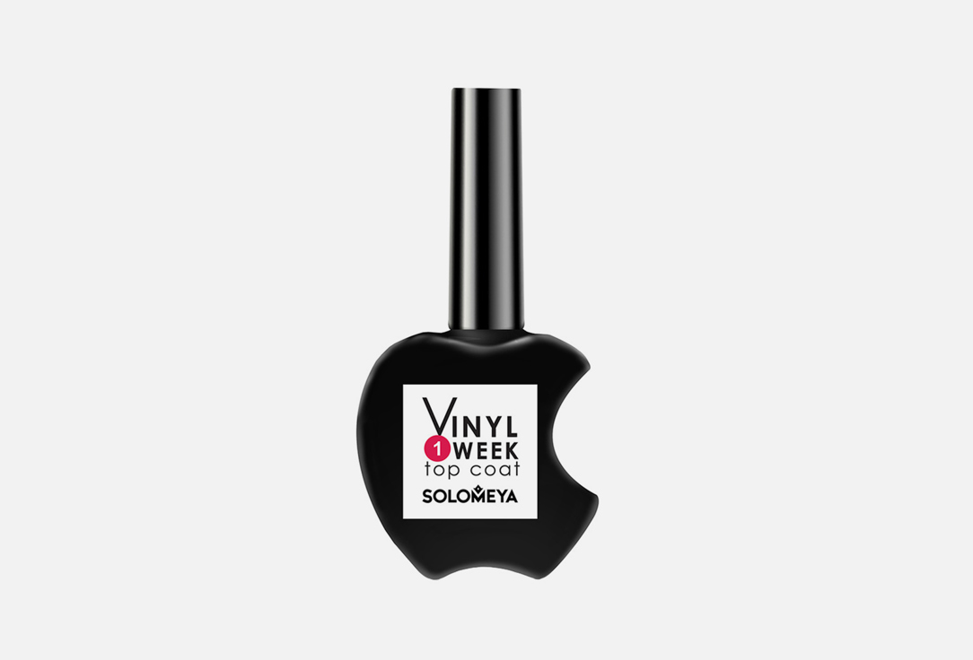 

Топ для ногтей SOLOMEYA, Прозрачный, One Week Vinyl Top Coat 13 мл