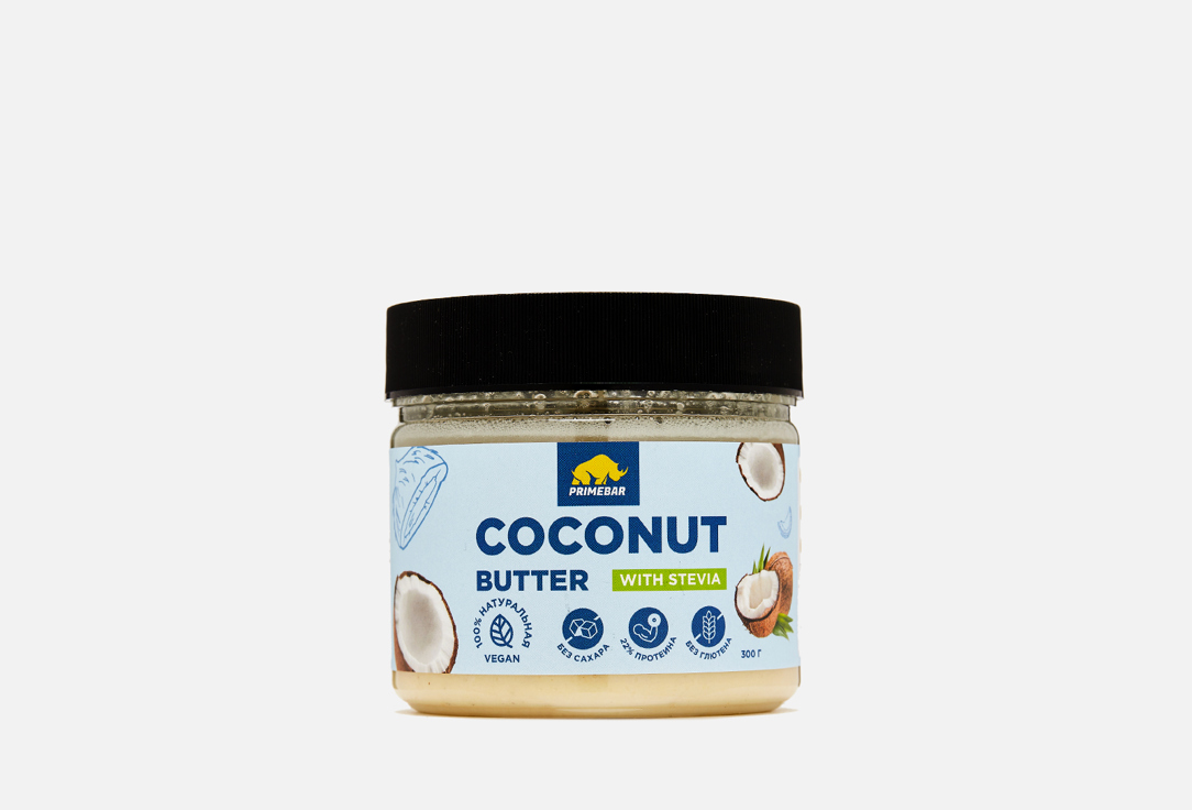 Паста кокосовая PRIMEBAR Со стевией и растительным протеином 300 г