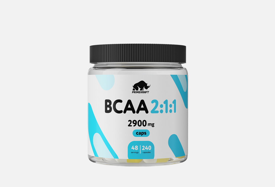 Биологически активная добавка PRIME KRAFT BCAA 2:1:1 240 шт msm 1 000 mg 240 caps