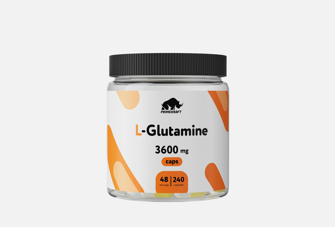 Биологически активная добавка PRIME KRAFT L-GLUTAMINE 240 шт msm 1 000 mg 240 caps