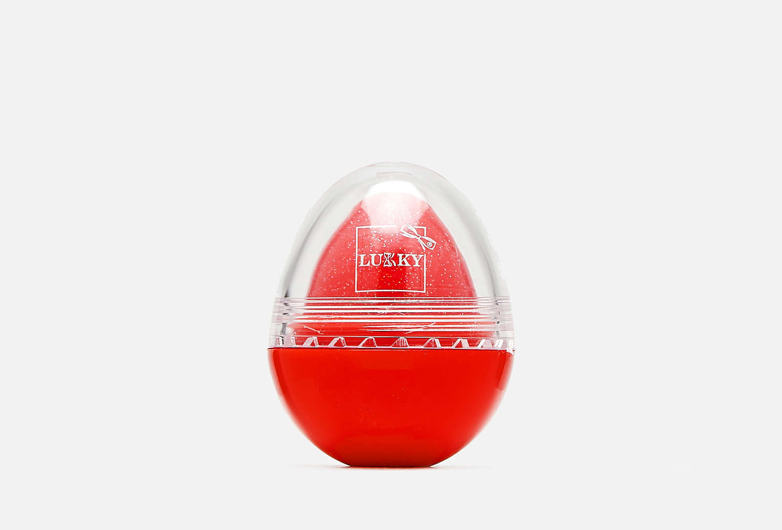 Lukky Бальзам для губ-яйцо с блёстками Красная заря 10 гр — купить в Москве