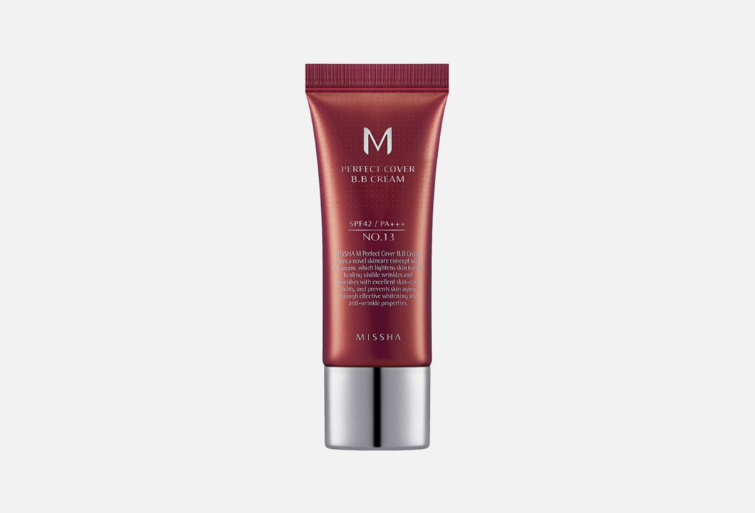 BB крем, SPF42 PA+++ MISSHA Perfect Coverage BB Cream 20 мл