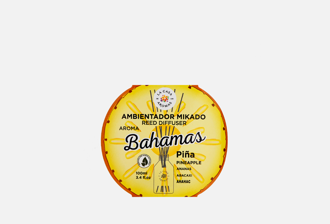 Ароматизатор воздуха с палочками, Ананас La Casa de los Aromas MIKADO Bahamas 