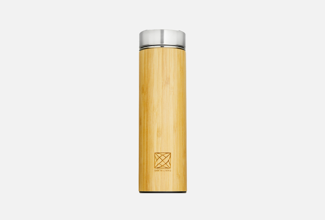 термобутылка с заварником  Santai Living 100% Bamboo 
