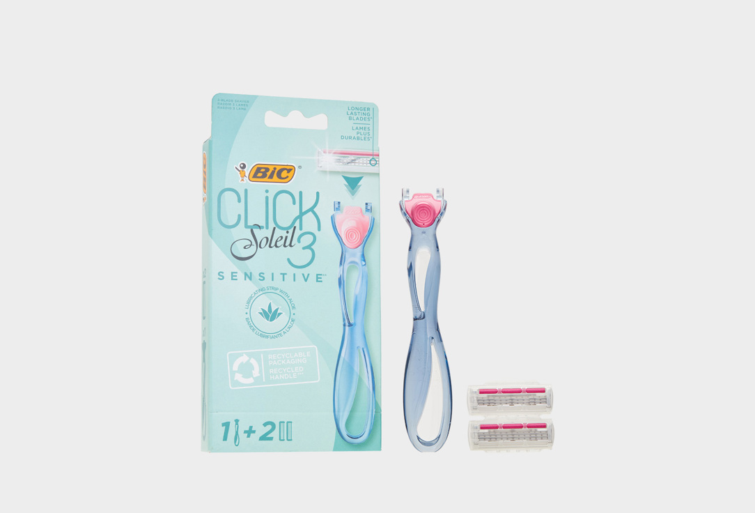

Женская бритвенная система BIC, Click Soleil 3 Sensitive 1 шт
