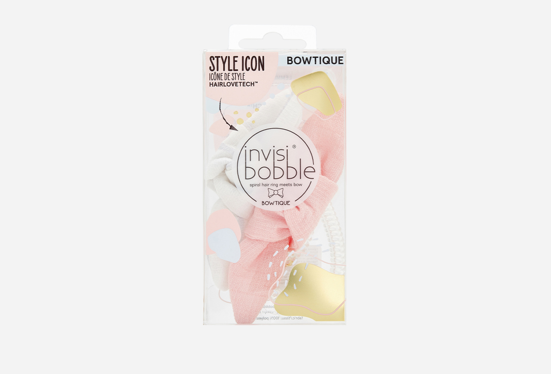 

резинка для волос INVISIBOBBLE, BOWTIQUE DUO Nordic Breeze Summer Lemming Go 1 шт