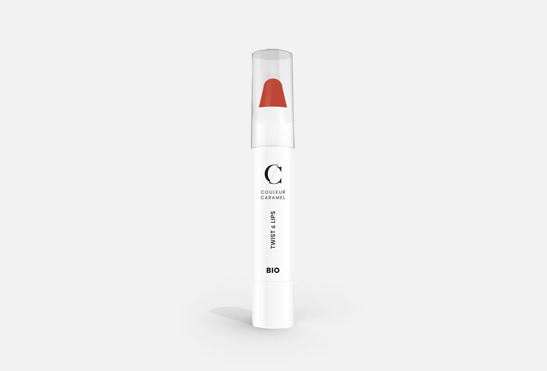 Помада - карандаш для губ  COULEUR CARAMEL Twist & lips  410, Coral