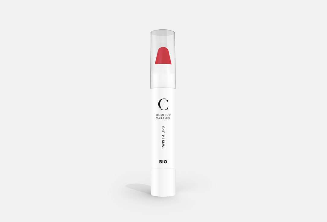 Помада - карандаш для губ  COULEUR CARAMEL Twist & lips  411, Pink