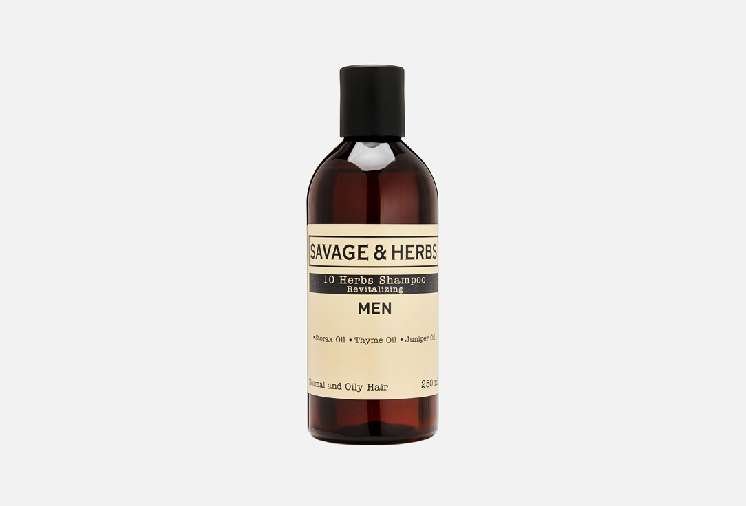 Шампунь восстанавливающий SAVAGE & HERBS 10 Herbs shampoo 250 мл цена и фото