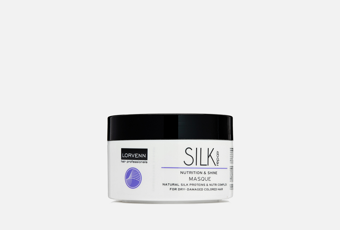 Интенсивная реструктурирующиая маска LORVENN SILK REPAIR 500 мл кондиционеры для волос joanna кондиционер для волос silk с протеинами шелка