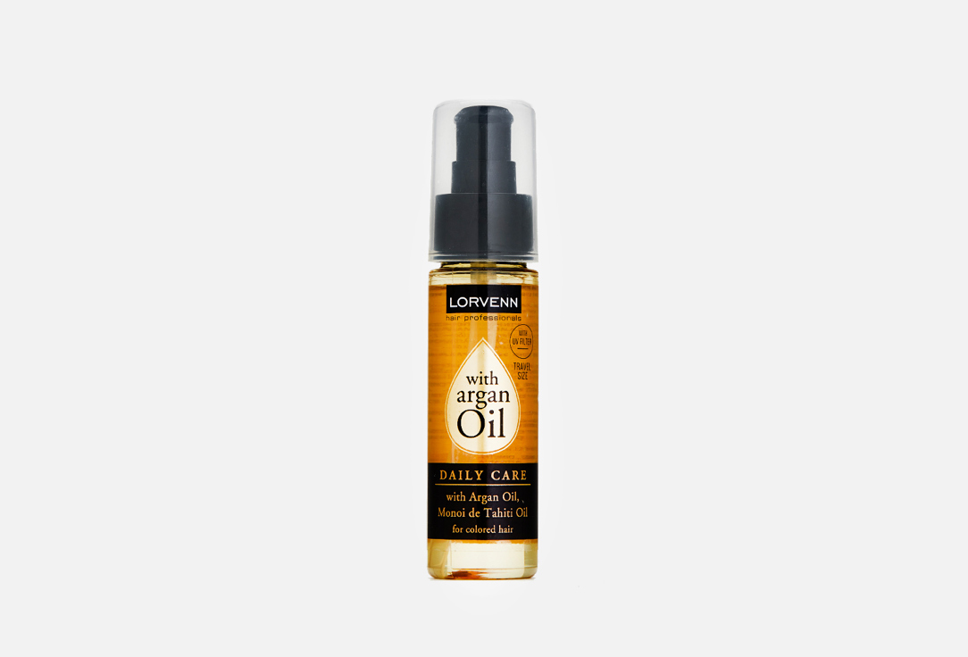 масло для волос аргановый нектар argan nectar olio 50мл Деликатное масло для ежедневного ухода LORVENN ARGAN OIL DAILY CARE 50 мл