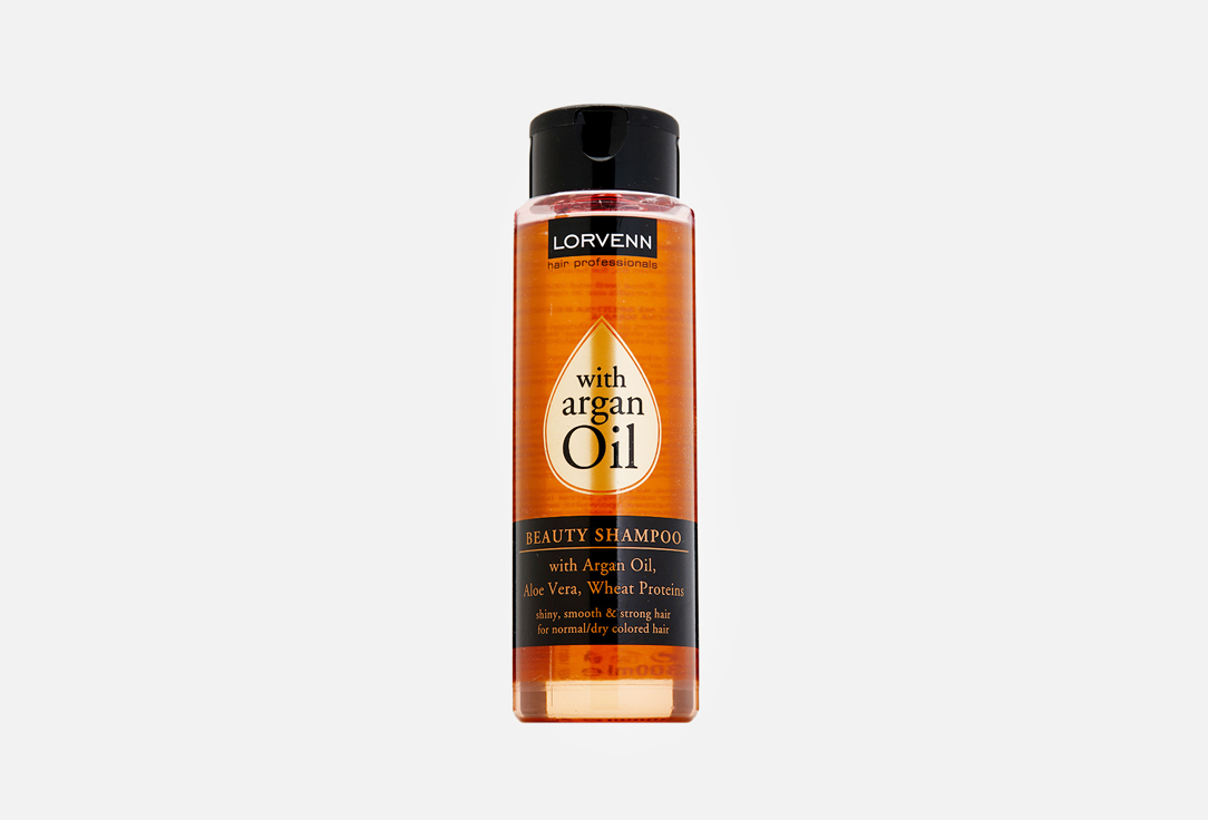 масло спрей для тонких и тусклых волос lorvenn argan oil ultra light spray 125 мл Шампунь с питательным и увлажняющим действием LORVENN ARGAN OIL ΒEAUTY 300 мл