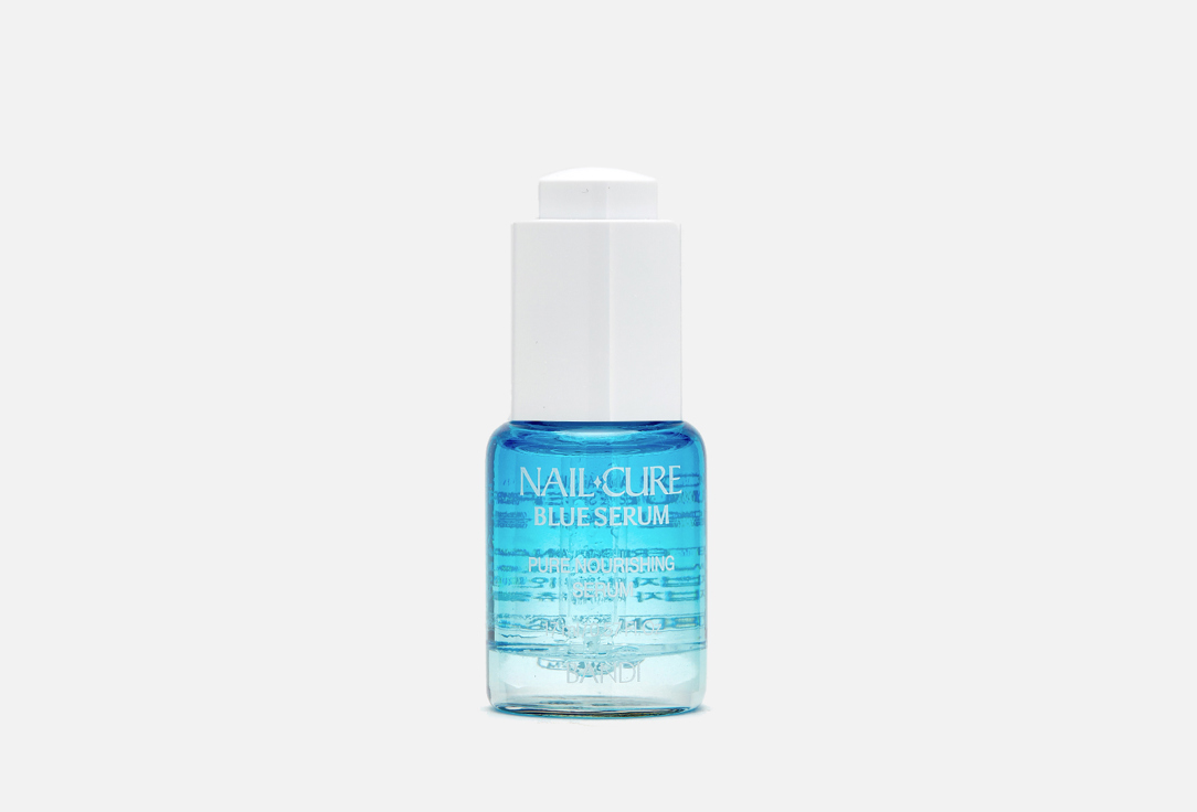 Сыворотка питательная для ногтей и кутикулы «Мощь океана» BANDI Nail Cure Blue Serum 17 мл