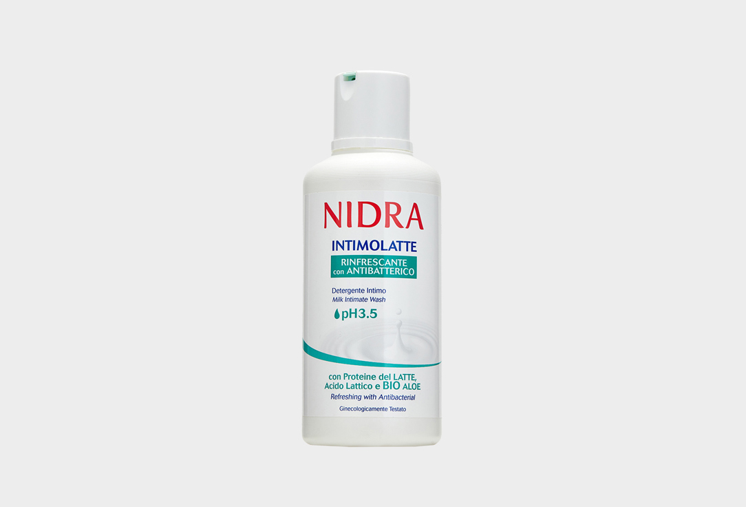Изображение товара ГЕЛЬ ДЛЯ ИНТИМНОЙ ГИГИЕНЫ NIDRA refreshing milk intimate wash with antibacterial