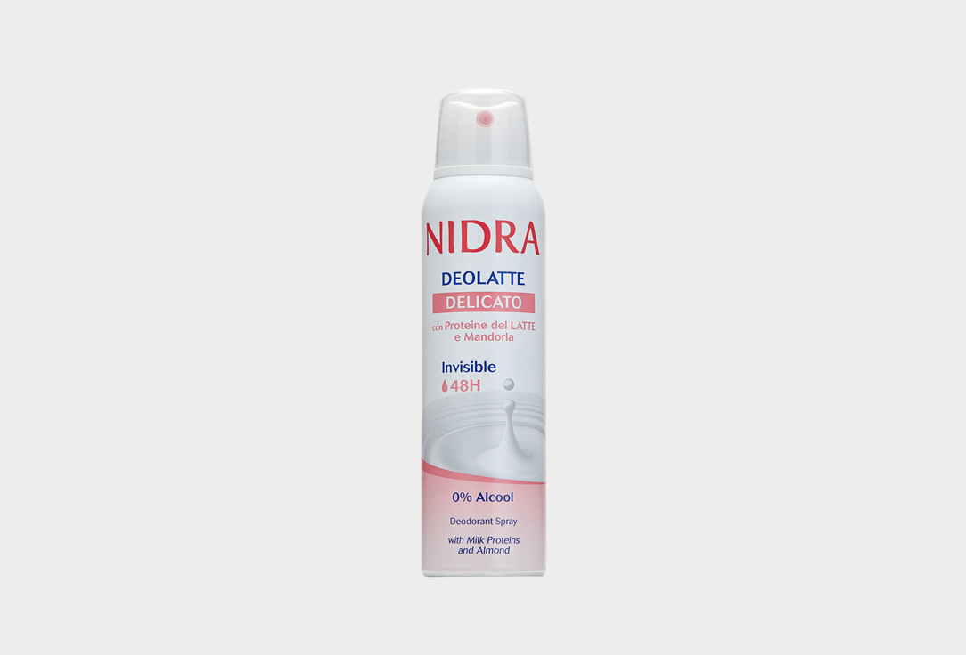 Дезодорант NIDRA Delicato 150 мл дезодоранты nidra дезодорант аэрозоль освежающий с молочными протеинами