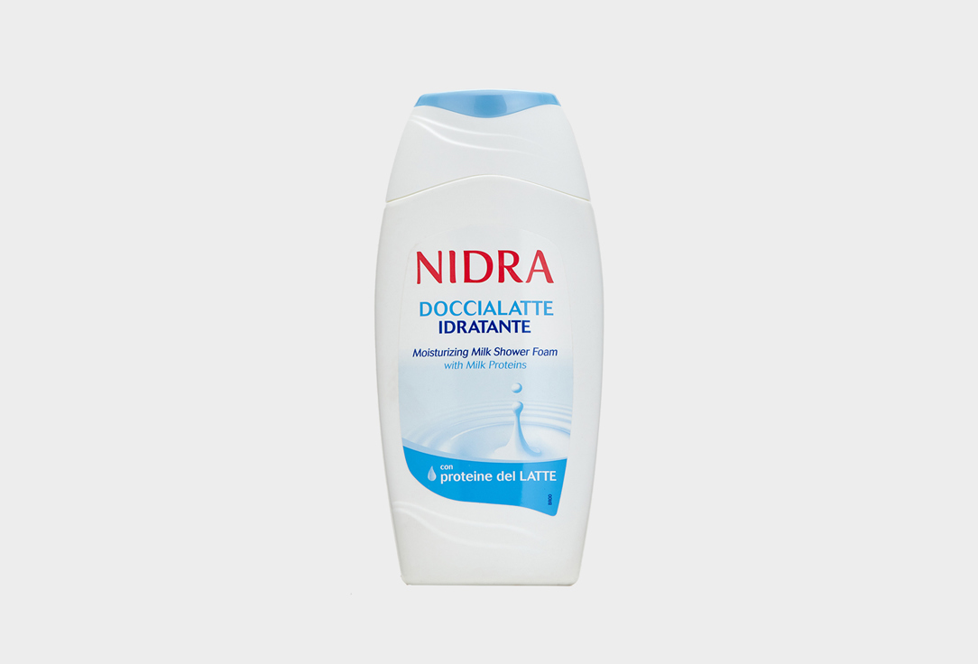 цена Пена-молочко для душа с молочными протеинами увлажняющая NIDRA MILK SHOWER FOAM WITH MILK PROTEINS 250 мл