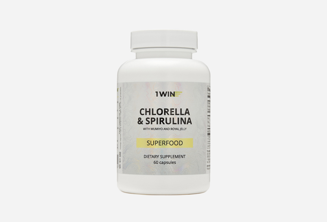 Биологически автивная добавка 1WIN Chlorella & spirulina 