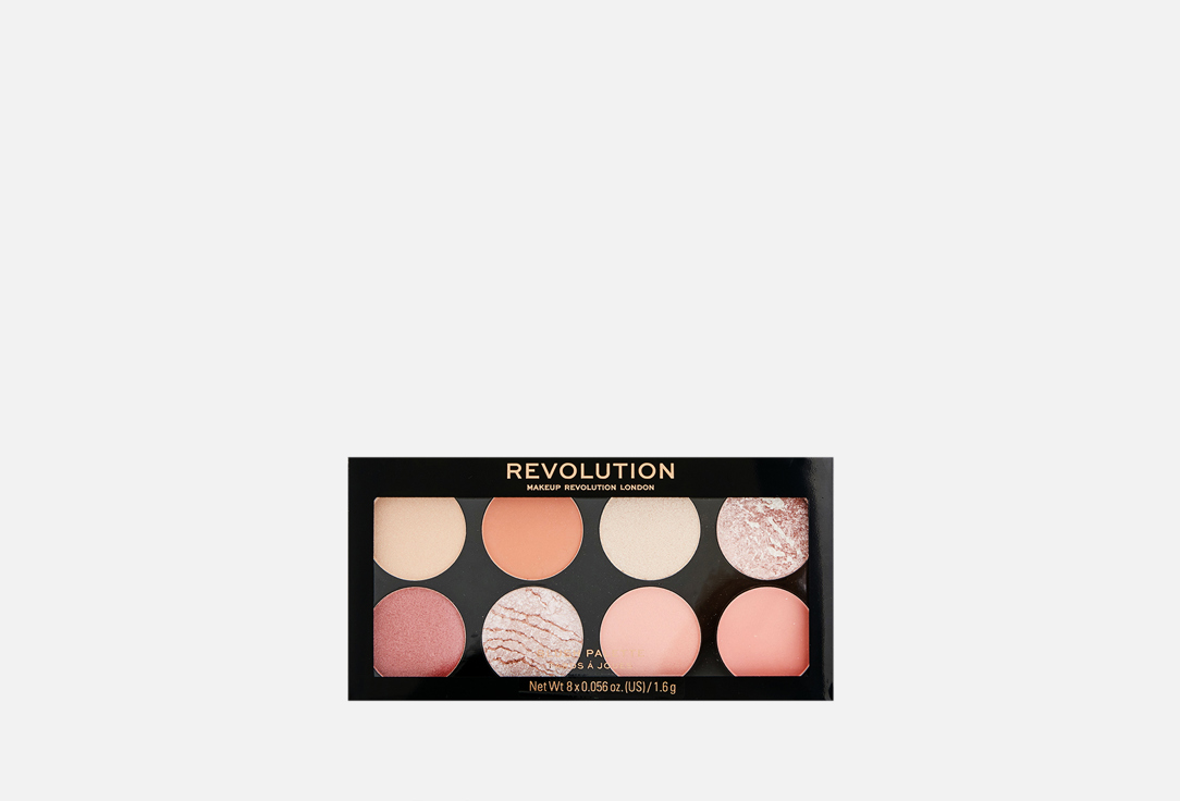 Палетка румян MAKEUP REVOLUTION Ultra blush palette golden desire 12.8 г stackers makeup organizer caddy blush pink