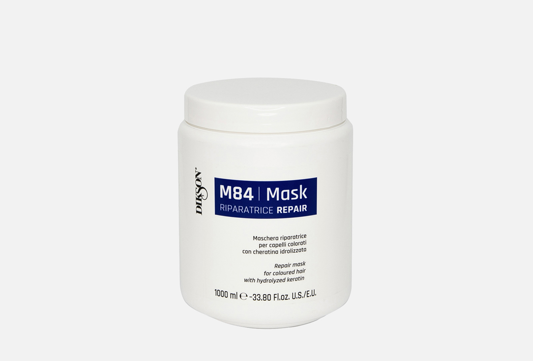 Маска восстанавливающая для окрашенных волос DIKSON M84 Repair Mask 1000 мл маска kera plastika cola strong 1000мл