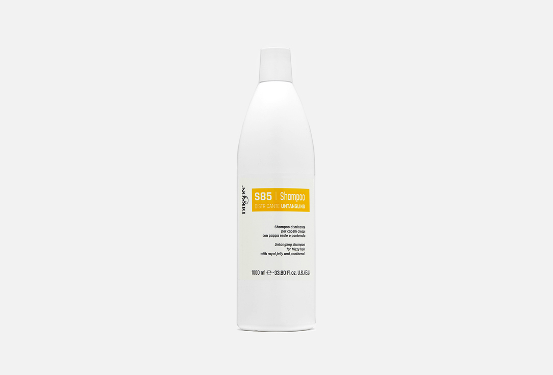 Шампунь для облегчения расчёсывания DIKSON S85 Untangling Shampoo 1000 мл сливки для тела с маточным молочком и макадамией питание медовый