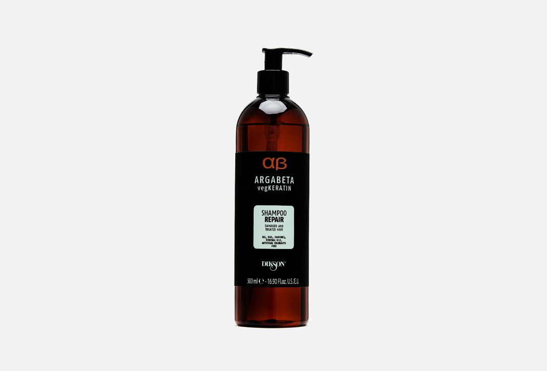 Шампунь для ослабленных и химически обработанных волос DIKSON Shampoo REPAIR 500 мл шампуни dikson шампунь для ослабленных и химически обработанных волос с протеинами риса и сои