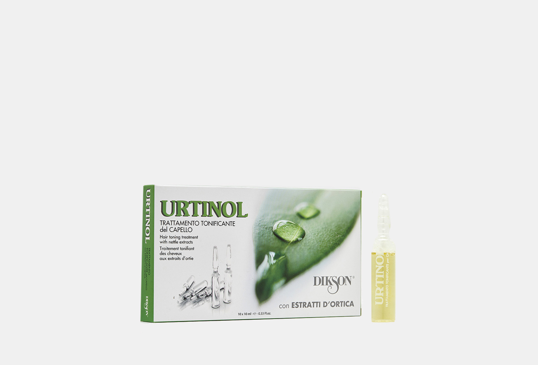 цена Тонизирующий комплекс с экстрактом крапивы против жирности кожи головы и себореи DIKSON URTINOL 120 мл