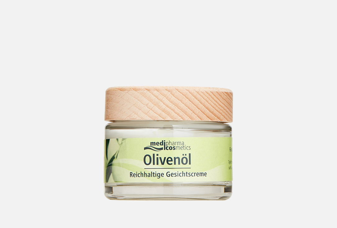 Крем для лица обогащенный Medipharma Cosmetics Olivenöl Reichhaltige Gesichtscreme 
