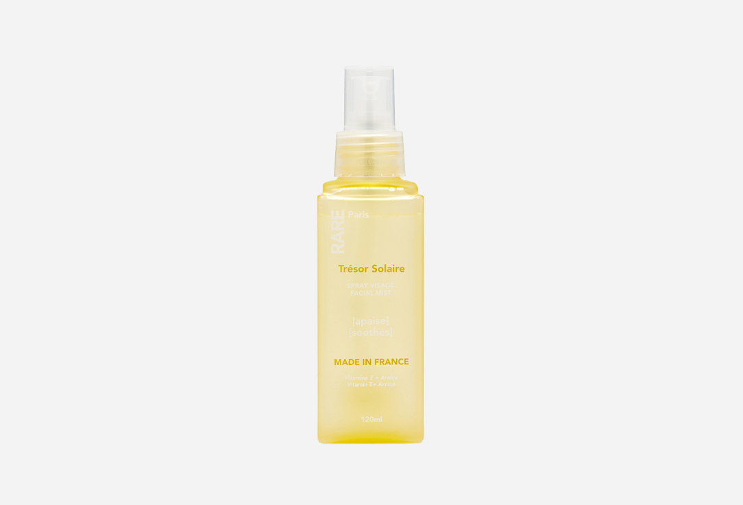 Тоник-мист для лица успокаивающий RARE PARIS Soothing Facial Mist Trésor Solaire  120 мл