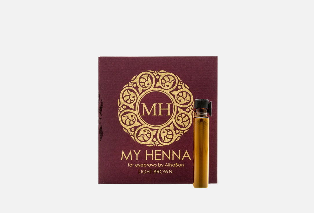 Хна для окрашивания бровей ALISA BON My Henna 2 мл набор для окрашивания бровей для брюнеток 2 цвета для смешивания alisa bon my henna 4 мл