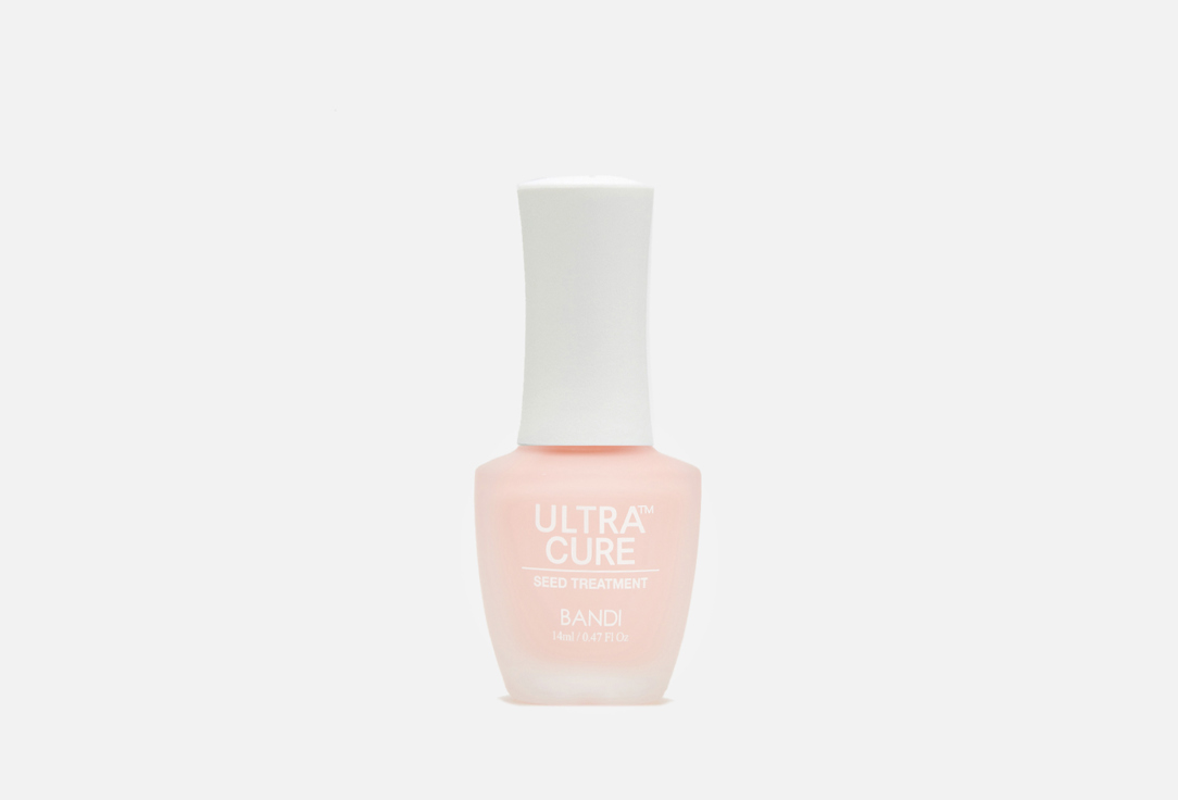 Укрепляющее, тонирующее и базовое покрытие для ногтей, розовое BANDI Ultra Cure CC Pink 14 мл укрепитель для ногтей bandi покрытие для ногтей укрепляющее ultra cure cc nude