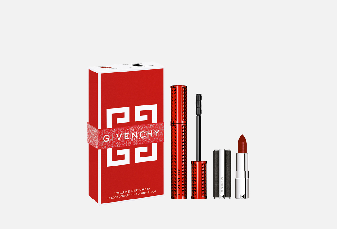 Женский подарочный набор Givenchy  Volume Disturbia & Le Rouge 