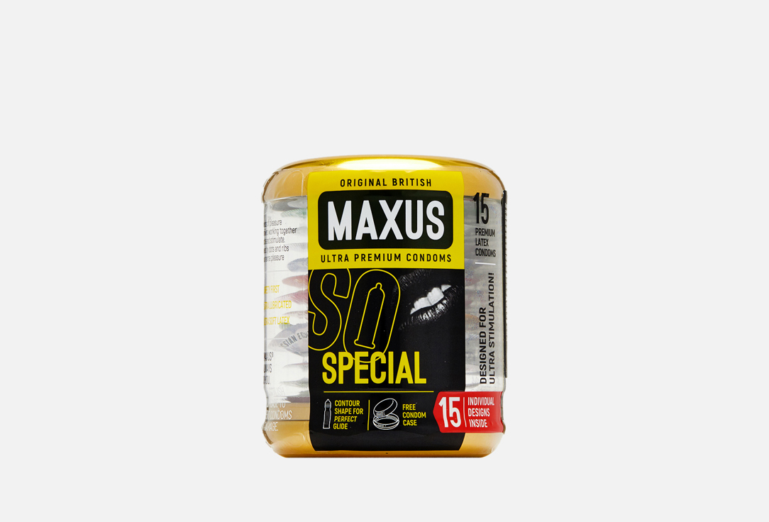 Презервативы точечно-ребристые MAXUS Special 