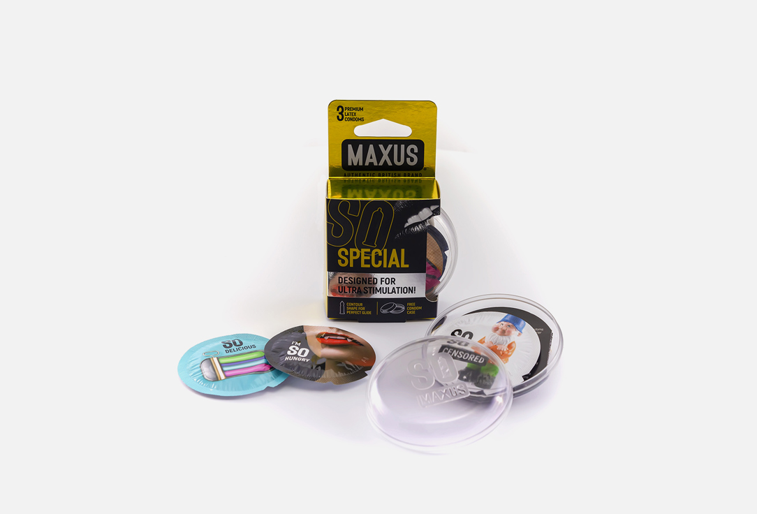 Презервативы точечно-ребристые MAXUS Special 
