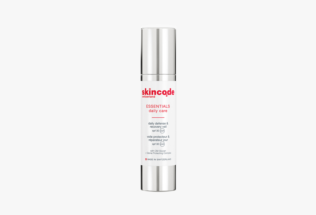 Дневной защитный и восстанавливающий крем SPF 30 SKINCODE Essentials daily defense & recovery veil  50 мл