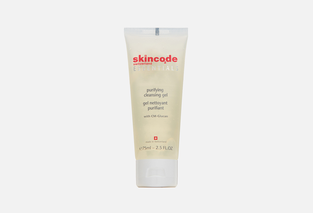 Очищающий гель для лица SKINCODE Purifuing cleansing gel 75 мл skincode интенсивно увлажняющий крем для рук 75 мл skincode essentials 24h