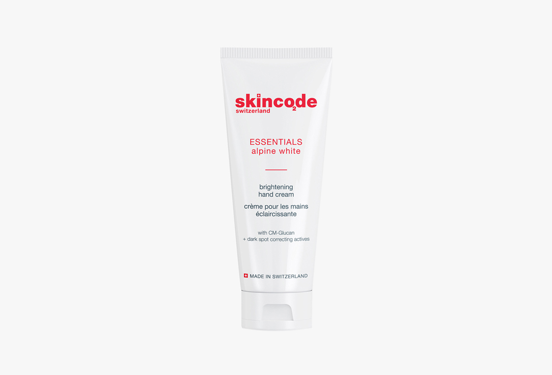 Осветляющий крем для рук SKINCODE Alpine White Brightening Hand Cream 75 мл крем осветляющий защитный spf 50 skincode 30 мл