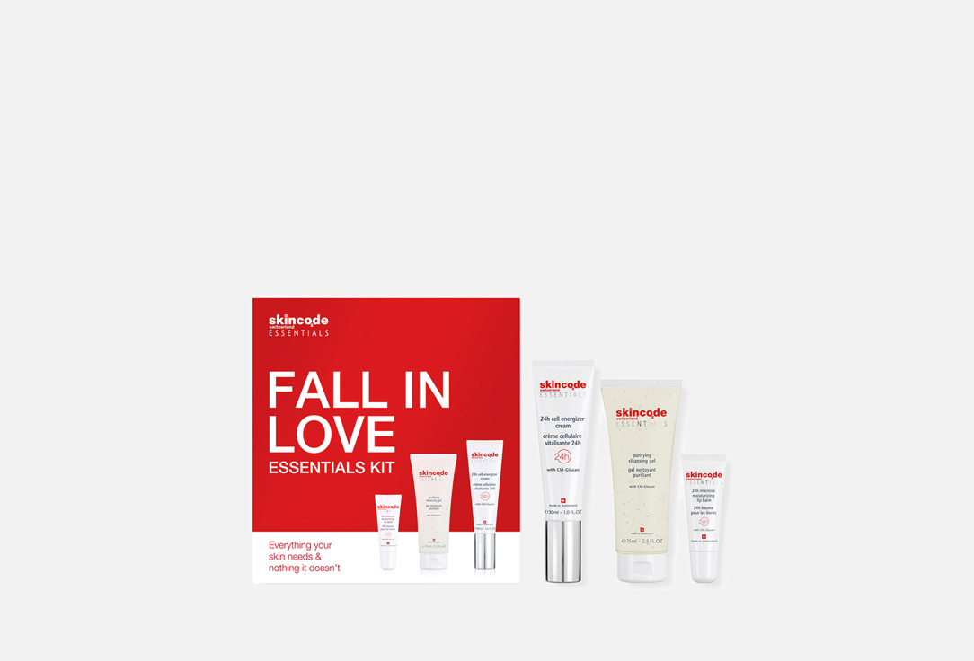 цена Подарочный Набор SKINCODE Fall in love Essentials Kit