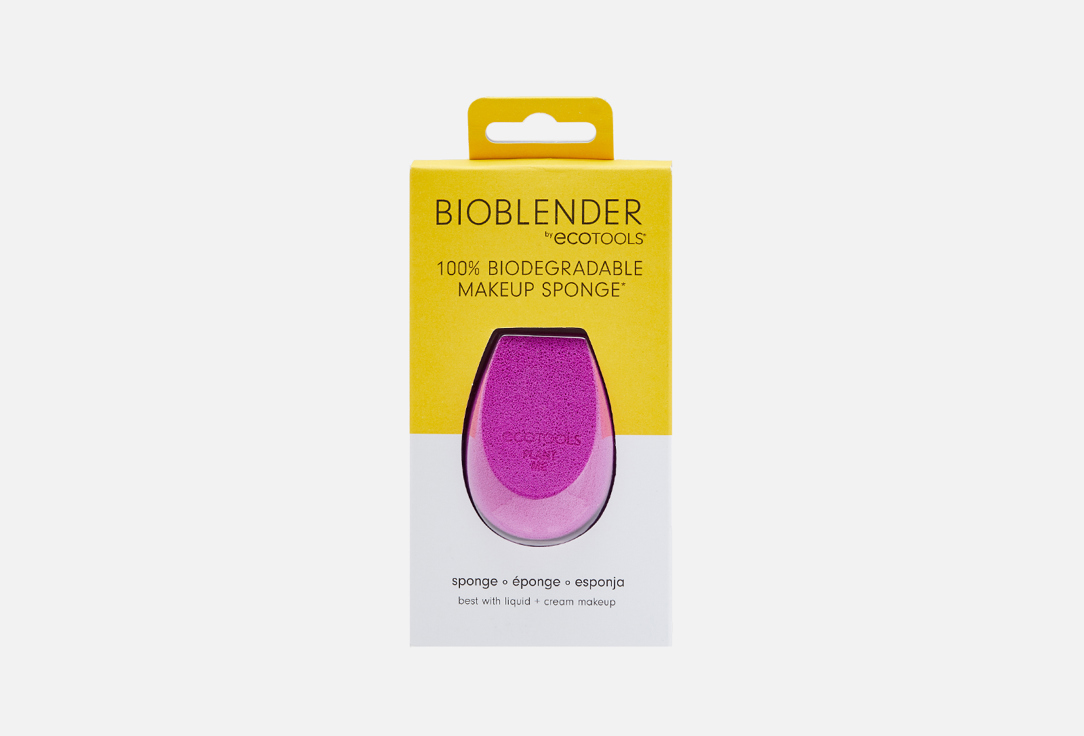 Биоразлагаемый спонж для макияжа ECOTOOLS Bioblender Makeup Sponge 1 шт спонж для макияжа limoni blender makeup sponge ivory 1 шт