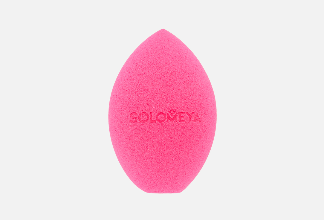 

Спонж для макияжа SOLOMEYA, Розовый, Flat end blending sponge 1 шт