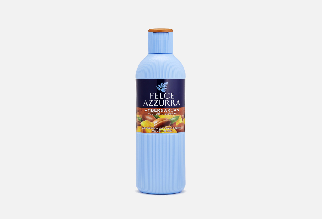 Парфюмированный гель для ванны и душа  FELCE AZZURRA Amber & Argan nourishing essence 