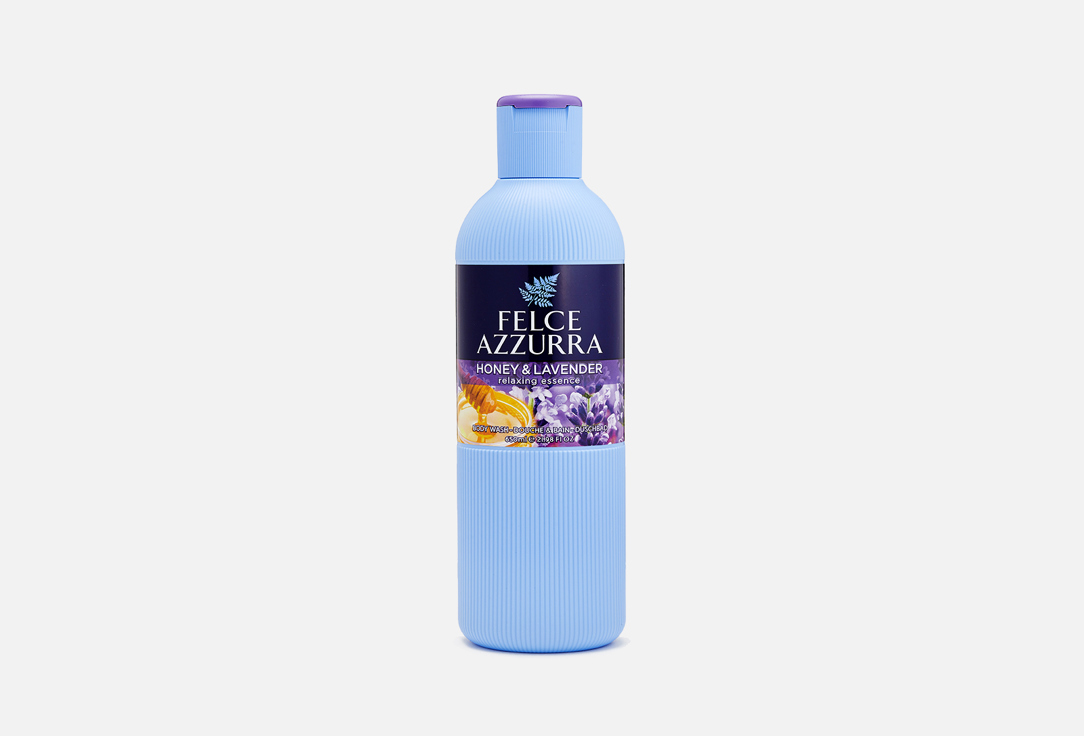 Парфюмированный гель для ванны и душа FELCE AZZURRA Honey & Lavender relaxing essence 650 мл гель для душа felce azzurra парфюмированный гель для ванны и душа эссенция соблазна hibiscus