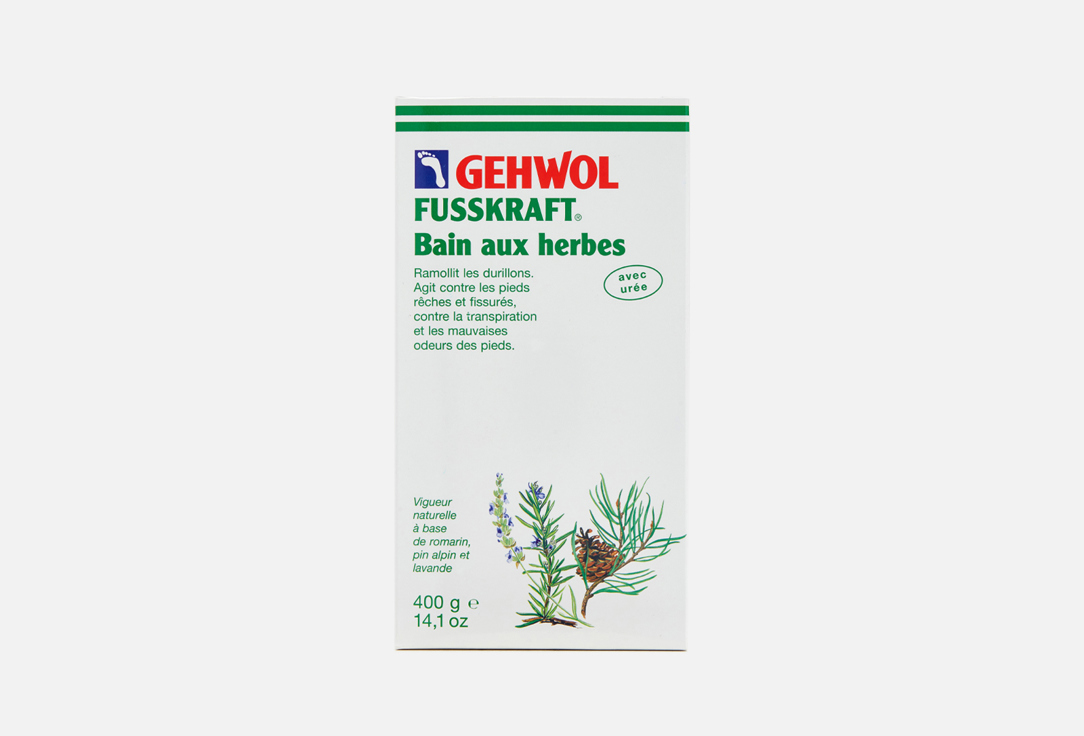 цена Ванна для ног GEHWOL FUSSKRAFT Herbal Bath 400 г