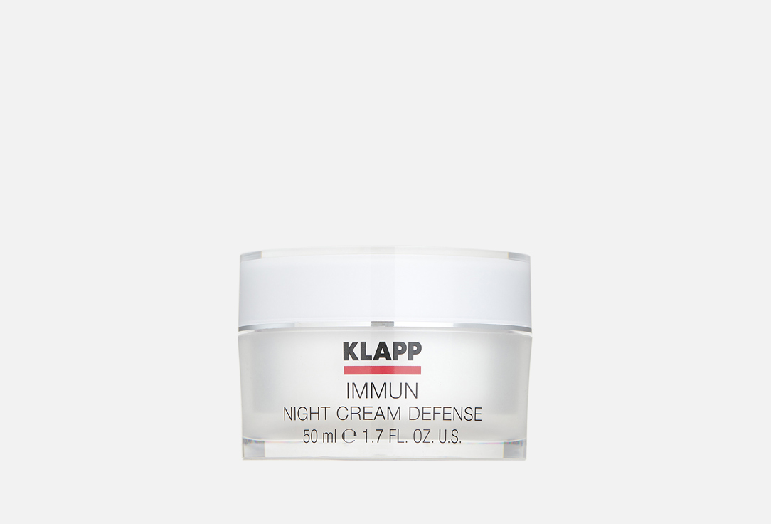 Ночной крем для лица KLAPP SKIN CARE SCIENCE IMMUN 50 мл крем для лица klapp cosmetics дневной крем immun daily cream protection