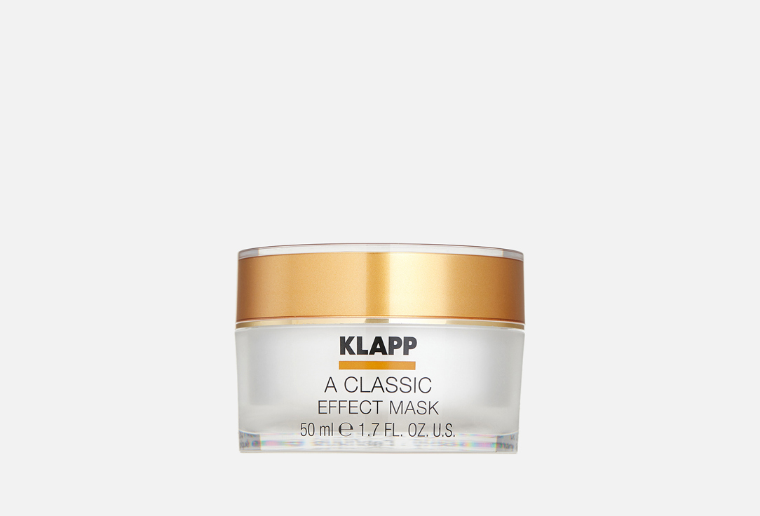 Эффект-маска для лица KLAPP SKIN CARE SCIENCE A CLASSIC 50 мл klapp маска корректор формы лица 1 шт klapp alternative medical
