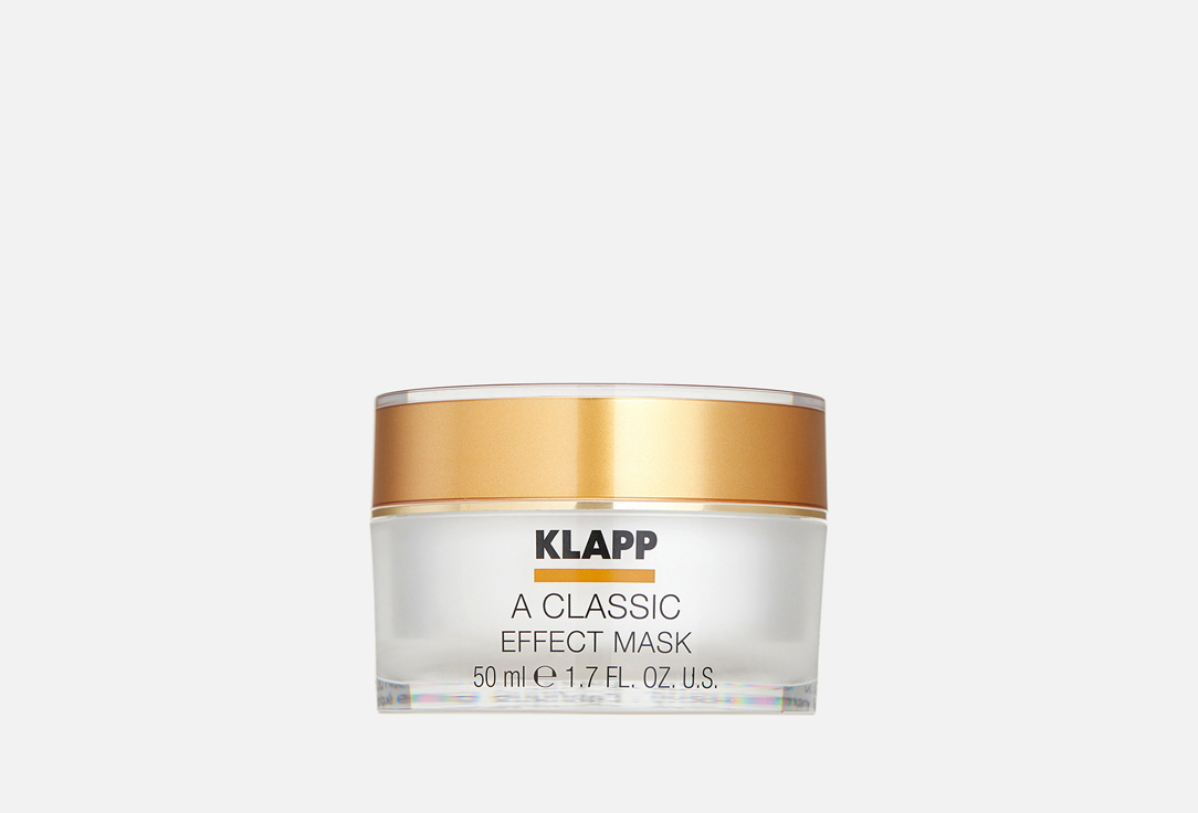 Эффект-маска для лица KLAPP SKIN CARE SCIENCE A CLASSIC 50 мл klapp крем a classic neck