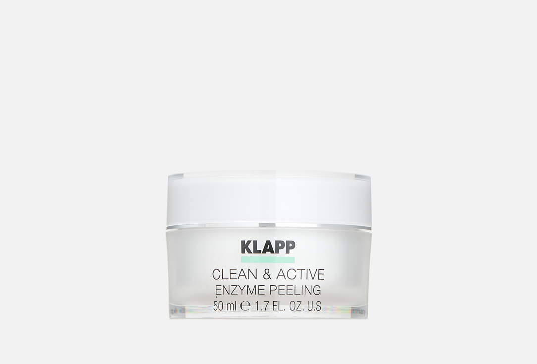 Энзимный скраб для лица KLAPP SKIN CARE SCIENCE CLEAN&ACTIVE 50 мл пилинг для лица klapp cosmetics микропилинг clean