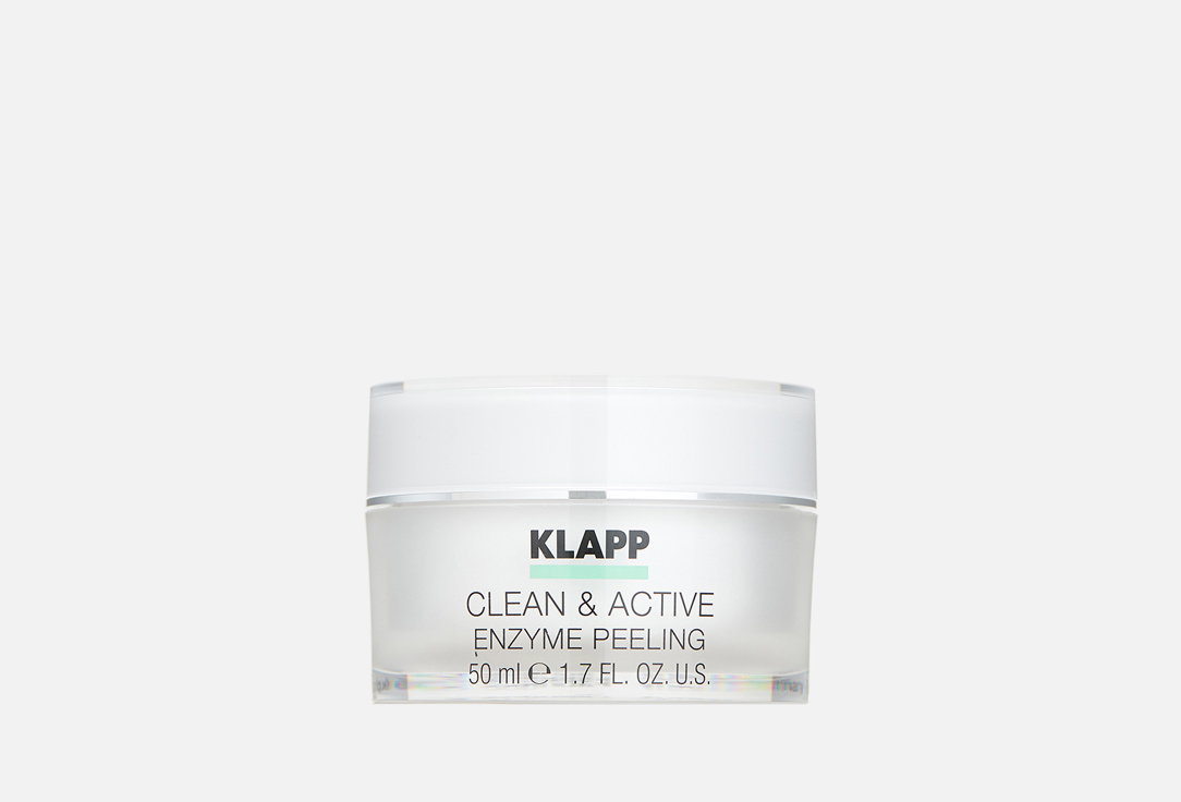 Энзимный скраб для лица KLAPP SKIN CARE SCIENCE CLEAN&ACTIVE 50 мл скрабы и пилинги klapp cosmetics микропилинг clean